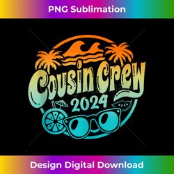 Cousin Crew Vacation 2024 Family Summer Trip Matching Group Tank Top - Timeless PNG Sublimation Download - Lively and Captivating Visuals