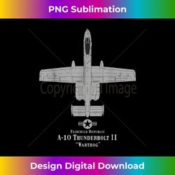 A-10 Warthog Tech Drawing Military Airplane - Artisanal Sublimation PNG File - Enhance Your Art with a Dash of Spice
