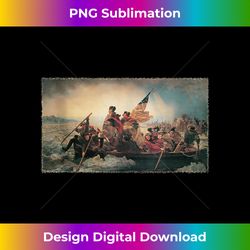 George Washington Crossing the Delaware by Emanuel Leutze Tank Top - Luxe Sublimation PNG Download - Chic, Bold, and Uncompromising