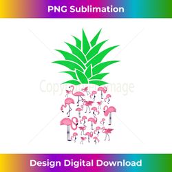 Funny Flamingo Pineapple Awesome Men Women Graphic Lover - Deluxe PNG Sublimation Download - Crafted for Sublimation Excellence