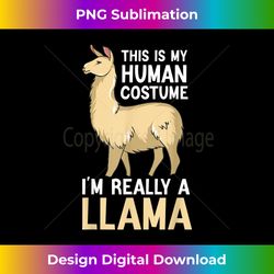 Simple Halloween Costumes for Men Women Funny Llama Costume - Crafted Sublimation Digital Download - Reimagine Your Sublimation Pieces