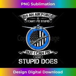 Vintage I Am An Air Force Veteran I Can Fix What Stupid Does 1 - Innovative PNG Sublimation Design - Enhance Your Art with a Dash of Spice