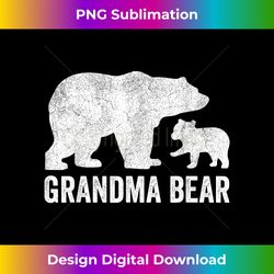 Grandma Bear Mothers Day , Funny One Cub Kid Grandmom - Futuristic PNG Sublimation File - Lively and Captivating Visuals