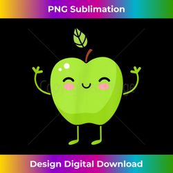 Green Apple - Fruit Gift Cute Green Apple Fruit Themed Gift - Crafted Sublimation Digital Download - Ideal for Imaginative Endeavors
