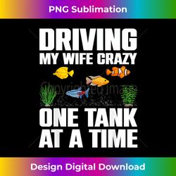 cute aquarium art for husband men fishbowl fish tank lover - edgy sublimation digital file - animate your creative concepts