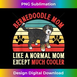 Bernedoodle Dog Mom Bernedoodle Mom - Eco-Friendly Sublimation PNG Download - Challenge Creative Boundaries