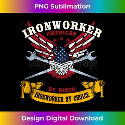 Ironworker s Union Gift Design On Back Of Clothing Long Sleeve - Timeless PNG Sublimation Download - Chic, Bold, and Uncompromising