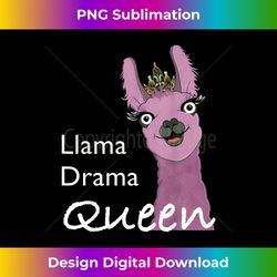 Llama drama queen - Sublimation-Optimized PNG File - Access the Spectrum of Sublimation Artistry