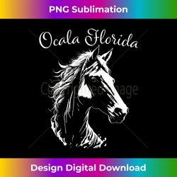 Ocala Florida USA Beautiful Equestrian Horse Design - Bohemian Sublimation Digital Download - Rapidly Innovate Your Artistic Vision