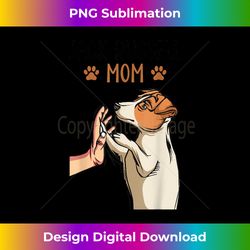 Jack Russell Terrier Mom Cute Dog Mama Funny Women - Contemporary PNG Sublimation Design - Animate Your Creative Concepts