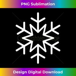 Snowflake - Edgy Sublimation Digital File - Animate Your Creative Concepts
