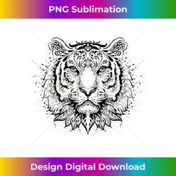 Tiger - Deluxe PNG Sublimation Download - Lively and Captivating Visuals