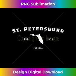 Vintage St. Petersburg Florida - Luxe Sublimation PNG Download - Rapidly Innovate Your Artistic Vision