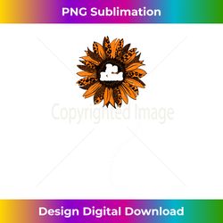Unity Day Orange Be Kind Anti Bullying Kindness Sunflower Long Sleeve - Eco-Friendly Sublimation PNG Download - Striking & Memorable Impressions