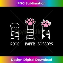 Rock Paper Scissors Hand Kitten Cat Paws - Artisanal Sublimation PNG File - Crafted for Sublimation Excellence