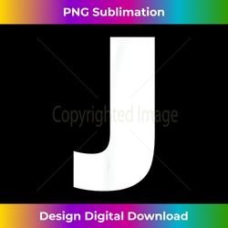Letter J Capital Alphabet Monogram Initial - Sleek Sublimation PNG Download - Spark Your Artistic Genius