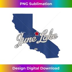 June Lake California CA Map - Bohemian Sublimation Digital Download - Animate Your Creative Concepts