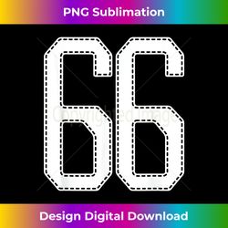 Official Team League #66 Jersey Number 66 Sports Jersey - Deluxe PNG Sublimation Download - Spark Your Artistic Genius