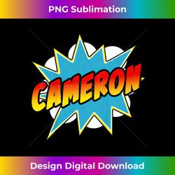 Kids Boys Cameron Comic Book Superhero Name - Futuristic PNG Sublimation File - Infuse Everyday with a Celebratory Spirit