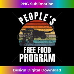 Juneteenth Retro Vintage Panther People's Free Food Program - Innovative PNG Sublimation Design - Striking & Memorable Impressions