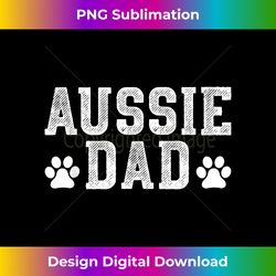Aussie Dad Australian Shepherd Outfit Aussie Dog Gift - Sleek Sublimation PNG Download - Animate Your Creative Concepts
