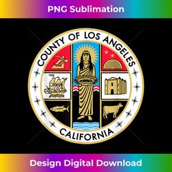 National Seal of Los Angeles County, California, USA - Crafted Sublimation Digital Download - Ideal for Imaginative Endeavors
