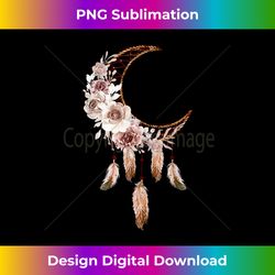 Dream Catcher Moon & Stars Boho Graphic - Crafted Sublimation Digital Download - Elevate Your Style with Intricate Details
