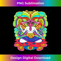 Psychedelic Groovy Rainbow Sigil of Baphomet 70s color - Minimalist Sublimation Digital File - Channel Your Creative Rebel