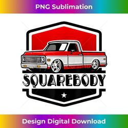 Classic Squarebody Pickup truck Lowered Automobiles Vintage - Eco-Friendly Sublimation PNG Download - Tailor-Made for Sublimation Craftsmanship
