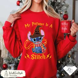 My Patronus Is A Stitch Harry Potter Sweatshirt For Christmas