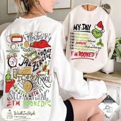 The Grinch Christmas Schedule Funny Sweater