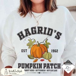 Vintage Harry Potter Hagrids Pumpkin Farm Sweatshirt