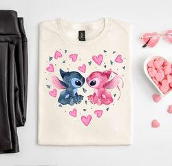 Stitch Valentine's Day Shirt, Disney Valentine's Day Shirt, Lilo and Stitch Shirt, Disney Sweatshirt, Stitch Shirt, Stit