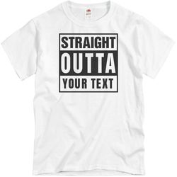 Straight Outta Custom - Unisex Basic Promo T-Shirt