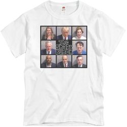 The Shady Bunch Trump Mugshot Unisex T-Shirt - Unisex Basic Promo T-Shirt
