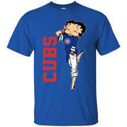 Betty Boop Girl Chicago Cubs T Shirts