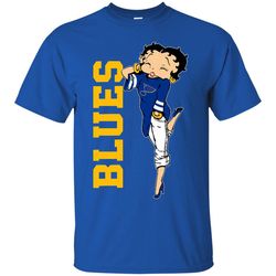 Betty Boop Girl St. Louis Blues T Shirts