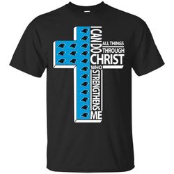 i can do all things through christ carolina panthers t shirts
