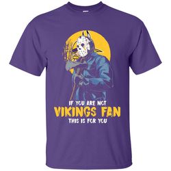 Jason With His Axe Minnesota Vikings T Shirts.jpg