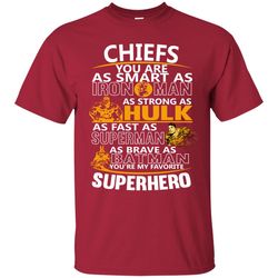 Kansas City Chiefs You're My Favorite Super Hero T Shirts.jpg
