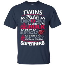 Minnesota Twins You're My Favorite Super Hero T Shirts.jpg