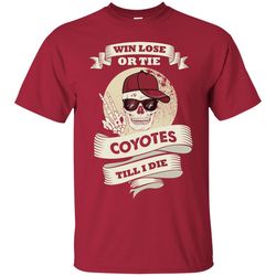 Skull Say Hi Arizona Coyotes T Shirts.jpg