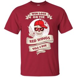 Skull Say Hi Detroit Red Wings T Shirts.jpg