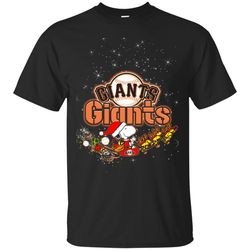 Snoopy Christmas San Francisco Giants T Shirts 1.jpg