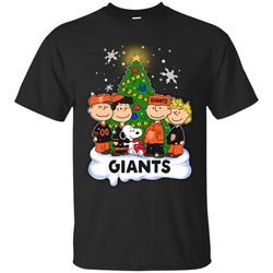 Snoopy The Peanuts San Francisco Giants Christmas T Shirts.jpg
