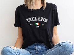 Ireland Sweatshirt, Ireland Shirt, Ireland Gift, Ireland Flag Gift, Travel Sweatshirt, Comfortable Unisex Pullover Hoodi