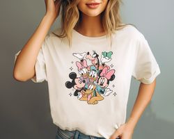 Mickey And Friends Shirts, Mickey And Friends Minnie Donald Daisy Goofy Pluto Sweatshirt, Disneyland Shirt, Disneyworld