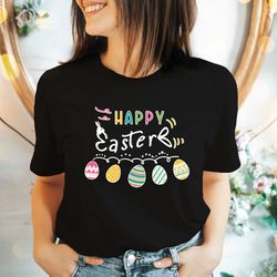 Happy Easter T-Shirt, Funny Rabbit Shirt, Funny Easter Tee, Easter T-Shirt, Easter Bunny Crewneck, Happy Easter Shirt, S