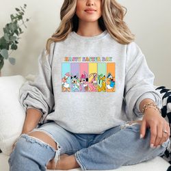 Disney Characters Easter Shirt, Mickey And Friends Happy Easter Shirt, Easter Day 2024 Sweatshirt, Disney Easter Shirt G