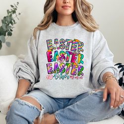 Easter Vibes Shirt, Christian Easter Shirt, Easter Sweatshirt, Easter Day Gift, Easter Bunny Shirt, Easter Family Matchi